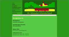 Desktop Screenshot of miniaturmuensterland.de